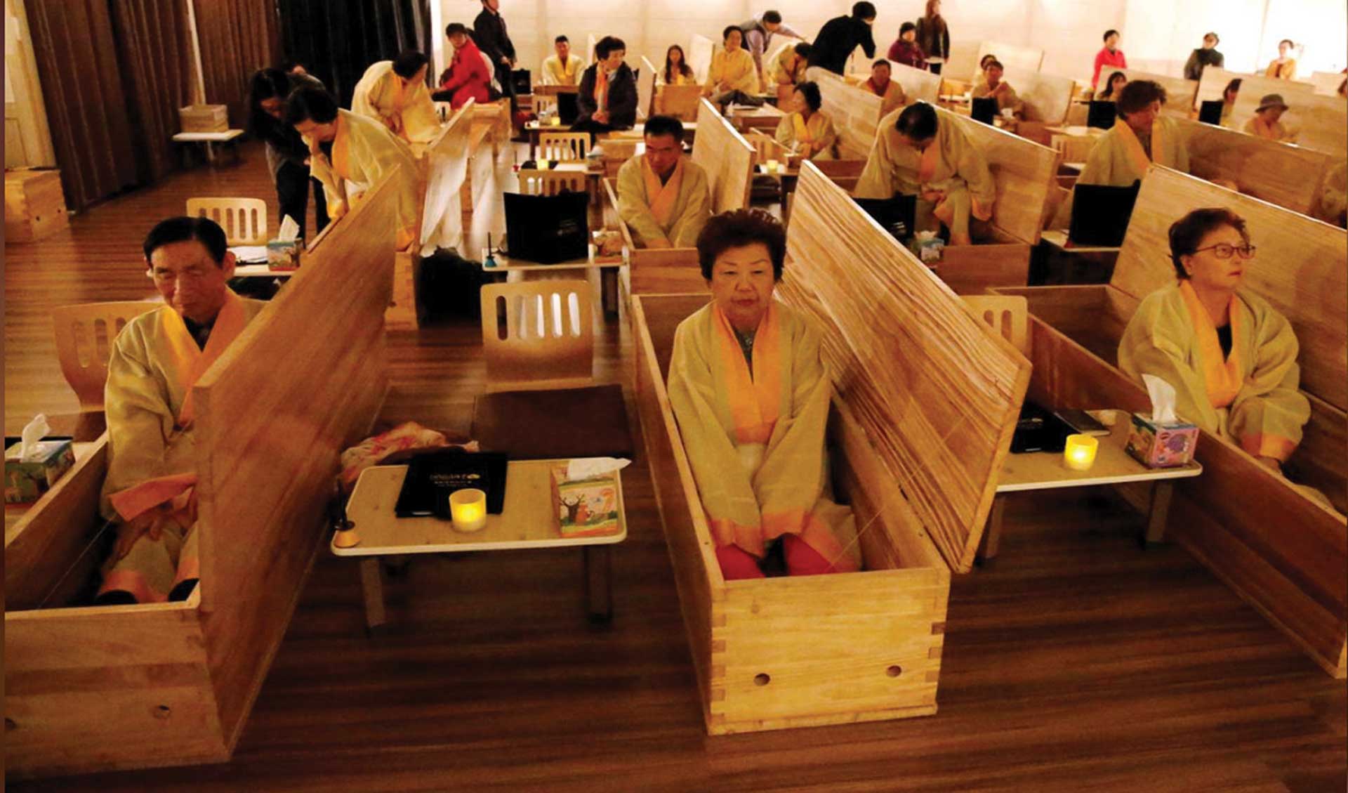 SEOUL (Reuters) - A South Korean service is offering free funerals - but only to the living.